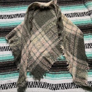 knitted shawl from candies